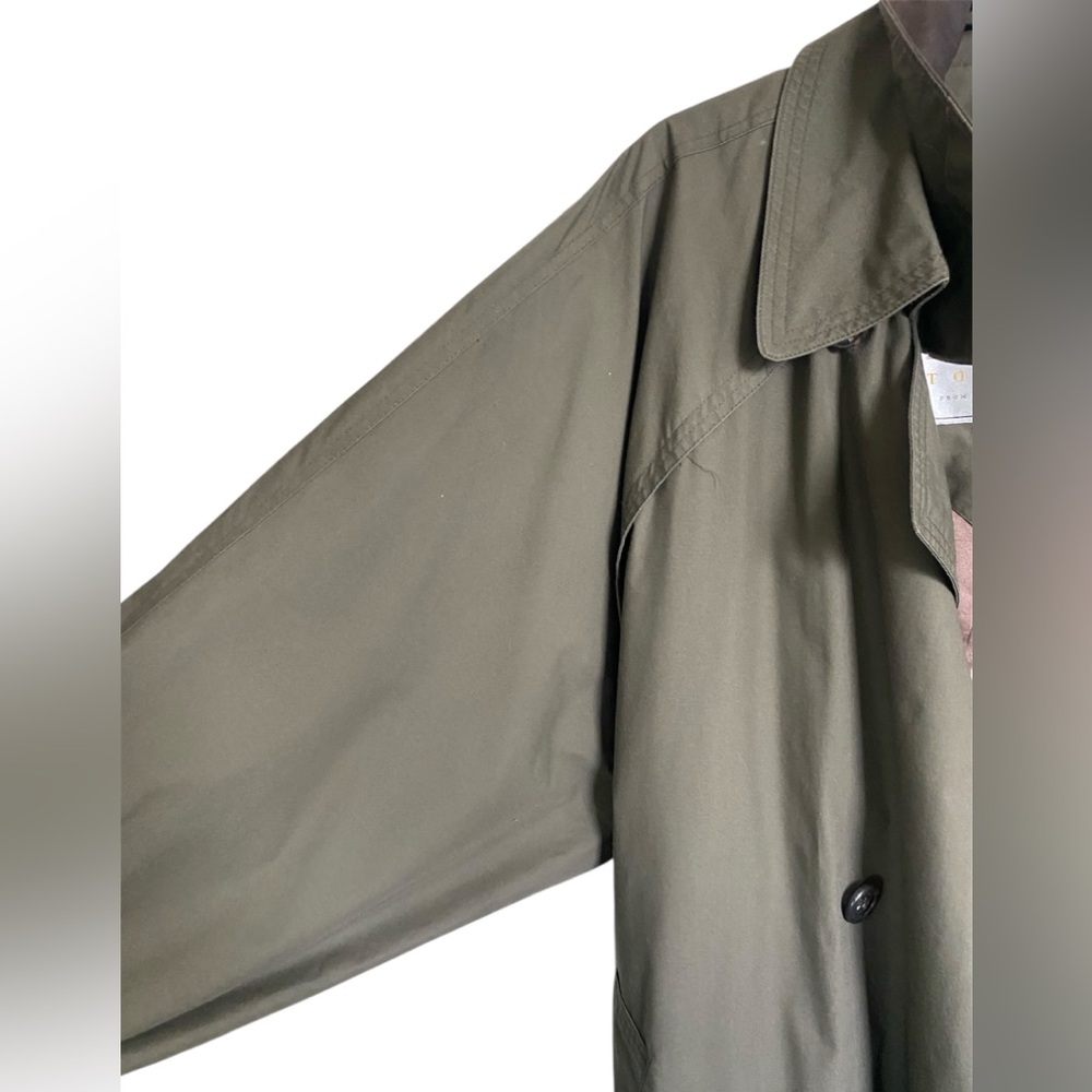 Vintage TOWNE from London Fog Long Trench Coat Size 44 Reg - Picture 5 of 15